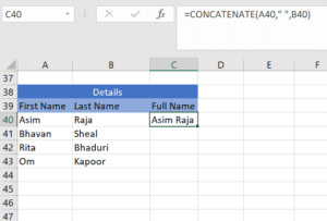 Useful functions In Excel
